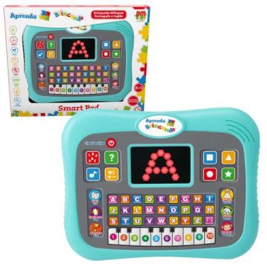 Imagem de Brinquedo Educativo Tablet Smart Pad Infantil Criança Música DMT6987 -
