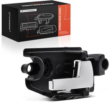 Imagem de A-Premium Maçaneta interna do lado do passageiro traseiro direito compatível com Ford Taurus X 2008 2009, alavanca cromada, substituição # 8F9Z7421818A