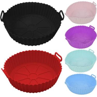 Imagem de Forma de Silicone para Air Fryer Antiaderente Reutilizável - Wellmix, 