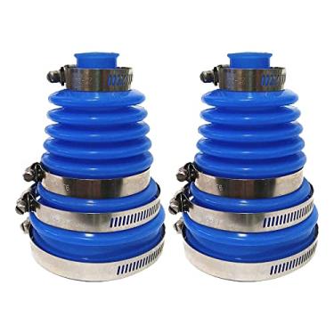 Imagem de AotoKoop Bota de borracha universal automotiva de silicone constante velocidade CV 5 polegadas (125 mm) de altura, pacote com 2 peças, azul – sem grampo