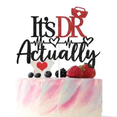 Imagem de It's DR Actually Cake Topper, Congrats Doctor/PHD, Doctoral Degree, Class of 2025 Doctor Graduation Party Decorations