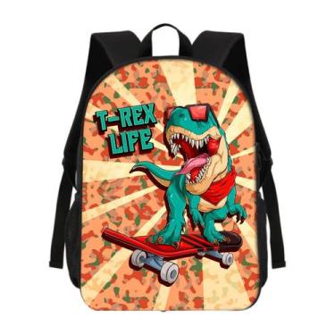 Imagem de Mochila Escolar Dinossauro T-Rex Volta as Aulas