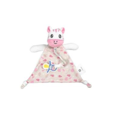 Imagem de Naninha Pimpolho de Bichinhos com Prendedor de chupeta 2m+ , Zebra Ros