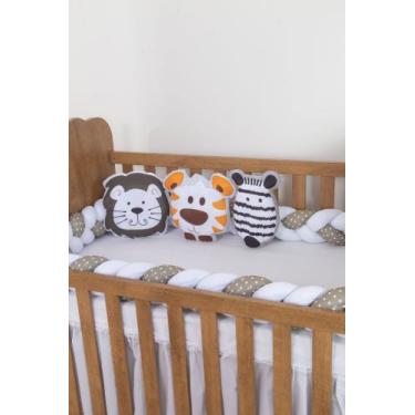 Imagem de Trio Almofadas Decoração Infantil Menino 3 Peças Specialle - Miguel Ba