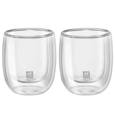 Imagem de Kit 2X Copos Vidro Parede Dupla Café Espresso 80 ml Sorrento - Zwillin