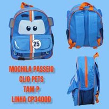 Imagem de Mochila Infantil Carrinhos Clio C90, Azul