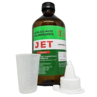Imagem de Acrílico Auto Líquido 250ml Odonto Prótese Resina Consertos - JET CLÁS