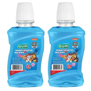 Imagem de Kit 2 Enxaguante Bucal Infantil Patrulha Canina Gum 250 ml