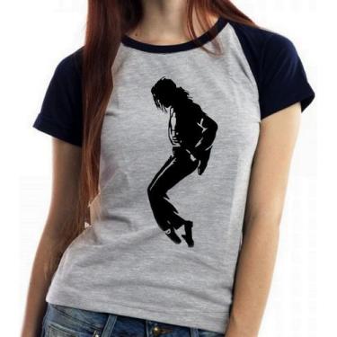 Imagem de Baby look blusa feminina ou Camiseta unissex Michael Jackson - Empório