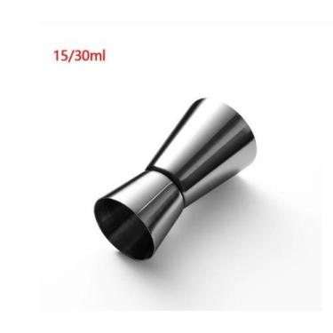 Imagem de Dosador Duplo de Bebidas Jigger Medidor Inox 15x30 - Upors