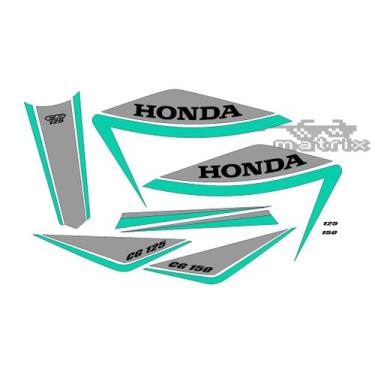 Imagem de Kit Completo Adesivo Honda cg 150 Edição Limitada - Adesivos Matrix, P