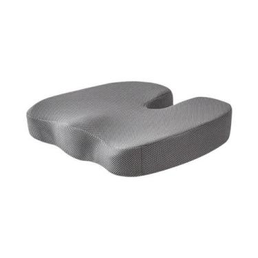 Imagem de Almofada de Assento Coccíx com Espuma de Memória - Formato U para Alív