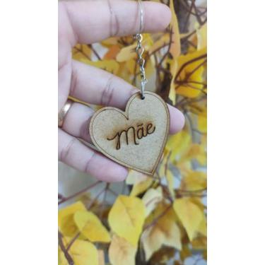 Imagem de 35 UNIDADES chaveiro dia das mães MDF COMPLETO PRONTO PARA USO - Mavin