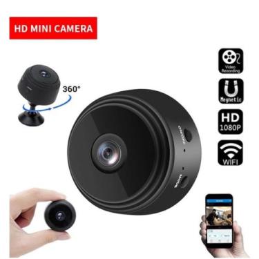 Imagem de Mini Micro Camera Espiã Monitoramento Segurança Wifi 1080p - dgs