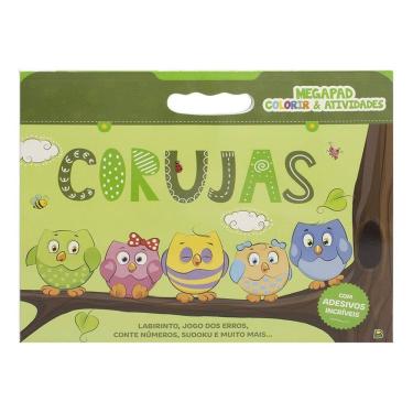 Imagem de Megapad - Colorir & Atividades: Corujas