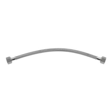 Imagem de Ligação Flexível Malha de Aço F/F 40cm Cromado Deca - DECA METAIS