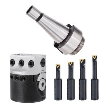 Imagem de kit Cabeçote Bailarina Broqueador Intercambiável Iso30 4 pc - Orion