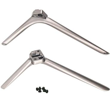 Imagem de Suporte de base de substituição para Smart TV Hisense 55U6G, pernas de TV antiderrapantes para Hisense 55 polegadas Classe U6G 4K UHD Google TV 55U6G, suporte de mesa para TV Hisense 55U6G