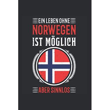 Imagem de Norwegen Reise Notizbuch: Norwegen Urlaub Reise Geschenk / 6x9 Zoll / 120 karierte Seiten