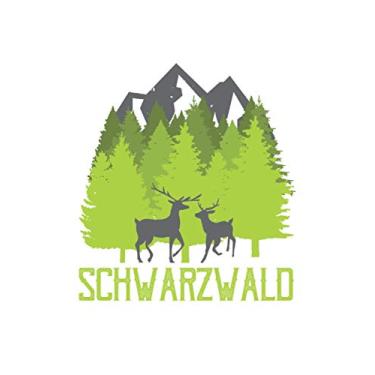 Imagem de Schwarzwald Reise Notizbuch: Schwarzwald Spruch Schwarzländer Bollenhut / 6x9 Zoll / 120 karierte Seiten