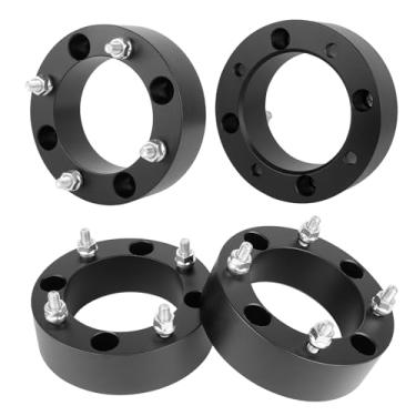 Imagem de Youxmoto 4 peças 4x137 5.1 cm espaçadores de roda com pinos 10x1,25 apto para Kawasaki Can-Am Bombardier Suzuki 4 Lug 4/137 para Outlander Commander Renegade Mule Prairie, adaptadores de roda de furo