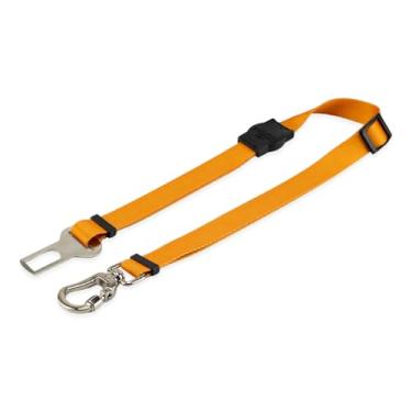 Imagem de Mood Pet Cinto De Segurança Pet Universal Cachorro Gato Cães Gatos Carro Coleira Adaptador Ajustável (Caramel)