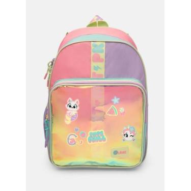 Imagem de Mochila Costas Customizável Color Block - Puket, UN, Rosa