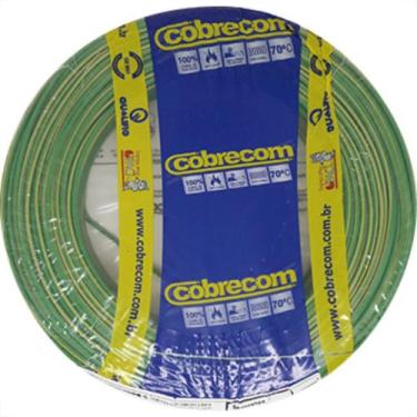 Imagem de Fio Cabo Auto Cobrecom 100mts 1,5mm Verde/Amarelo