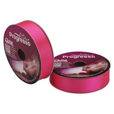 Imagem de Fita de Cetim Progresso 30mm 50 Mts Rosa Cítrico 279