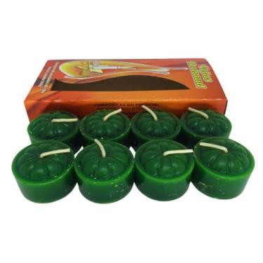 Imagem de Vela Rechaud Citronela, Kit Com 8, Feita Com Óleo Essencial de Citronela, Repelente Contra Mosquitos, Muriçocas E Insetos. Aromática E Perfumada.