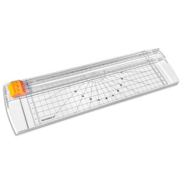 Imagem de RAYSON - Cortador de papel Rayson Rc4000W Us, cortador de papel tamanho A4 de 30 cm para cupom, papel artesanal e fotos branco