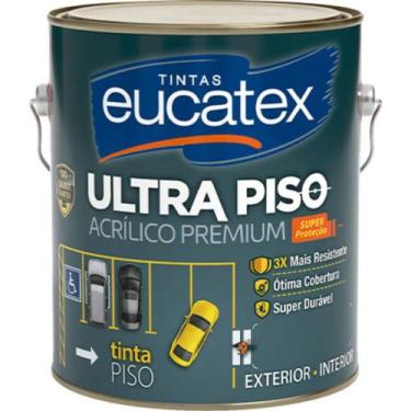 Imagem de Tinta Eucatex Piso 3,6Lt Preto, Preto