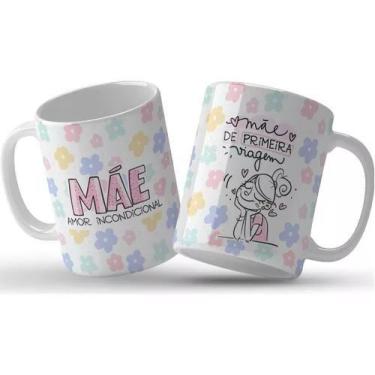 Imagem de Caneca Presente Dia das Mães - Mãe de Primeira Viagem Mod1 - Loja Dink