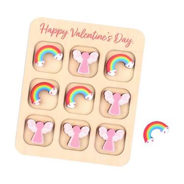 Imagem de Jogo de Tabuleiro Zzbakress Funny Valentine's Day Wooden Style 2