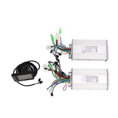 Imagem de Dual Drive 36/48V 500W Bicicleta Brushless Controlador Display LCD, Dual Drive Bicicleta Elétrica Controller Kit 866 Display LCD para Bicicleta Elétrica