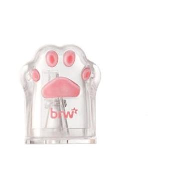 Imagem de Mini Apontador Escolar Pata BRW 1 Unidade (Branco)