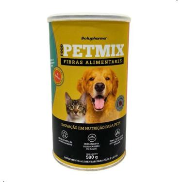Imagem de Food petmix fibras alimentares 500g nutrição para cães e gatos - BOTUP