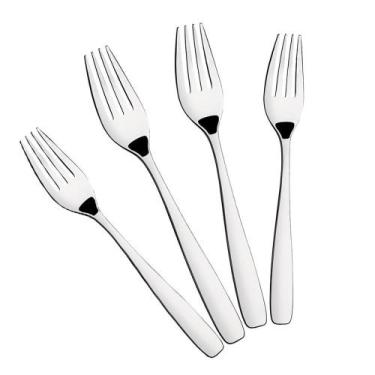 Imagem de Garfo para Sobremesa em Aço Inox Amazonas com 12 Peças 63960050 Tramon