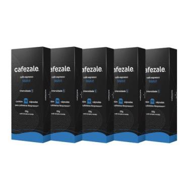 Imagem de 50 Cápsulas Compatíveis Nespresso Café Cafezale Suave