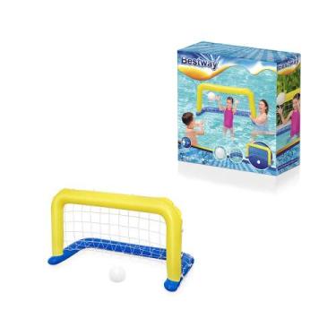Imagem de Gol Golzinho Trave Inflável Piscina Futebol E Polo Bestway