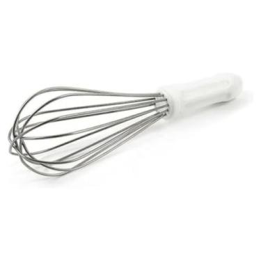 Imagem de Batedor 25cm Branco Fue Creme Clara Bolo Massa