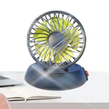 Imagem de Fã de carros portáteis, fã USB para carro,Cooler automático de cabeça única - Ventilador de resfriamento de veículos dobráveis, 3 velocidades, para SUVs, trailers, caminhões, sedãs, cruzeiros, aliment