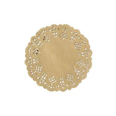 Imagem de Fundo Rendado Kraft Tapetinho para Doces 9cm (24 unidades) ArtLille