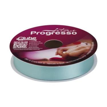 Imagem de Fita de Cetim Progresso 22mm 50 Mts Azul Turquesa 247