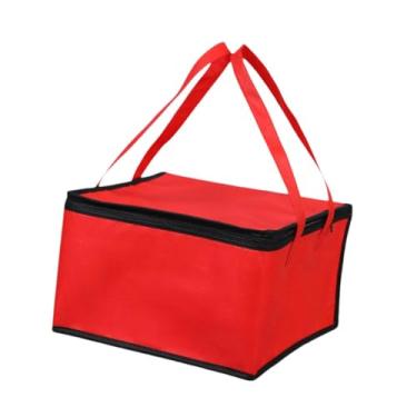 Imagem de IEUDNS Caixa de refrigerador de bolsa de entrega isolada com alça portátil com bolsa de mais quente de alimentos para compras de restaurantes, S