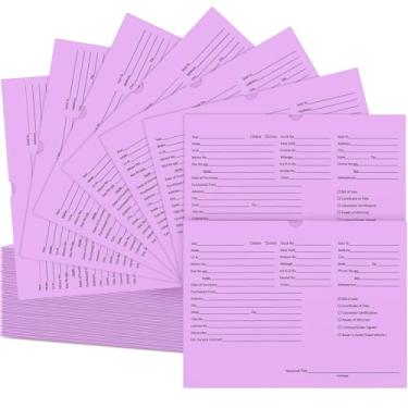 Imagem de Watersay 120 peças de jaquetas de revendedor de veículos para vendas de carros envelopes impressos coloridos suprimentos para concessionárias pastas automotivas para concessionárias de carros, 22 x 30