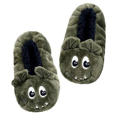 Imagem de Panda Bros Pantufa para Meninos com Pegadas, Chinelos fofos para Casa de Animais, Dog, 1.5M-2.5M US Little Kid