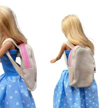 Imagem de Mochila para Boneca com zíper Presente para Menina BTYNA