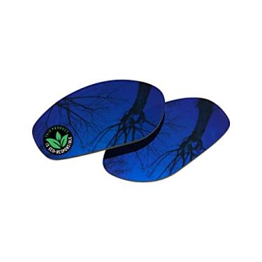 Imagem de Raydi Lentes de reposição de policarbonato para óculos de sol RayBan RB4115 57 mm - Trail Blue Mirror - Polarizadas