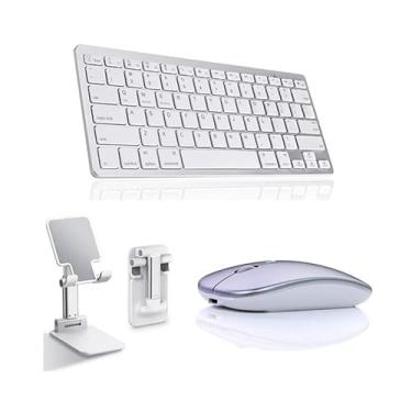 Imagem de BDNET, Teclado Bluetooth + Mouse Bluetooth + Suporte Para tablet